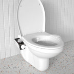 Bidet Attachment Non-Electric Fresh Water Sprayer with Self Cleaning Dual Nozzle