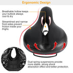 Bike Seat Water Resistant Bicycle Padded Saddle Wear
