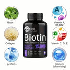 Biotin Capsules Multivitamin Collagen Keratin Supplement Hair Skin And Nail Vitamin