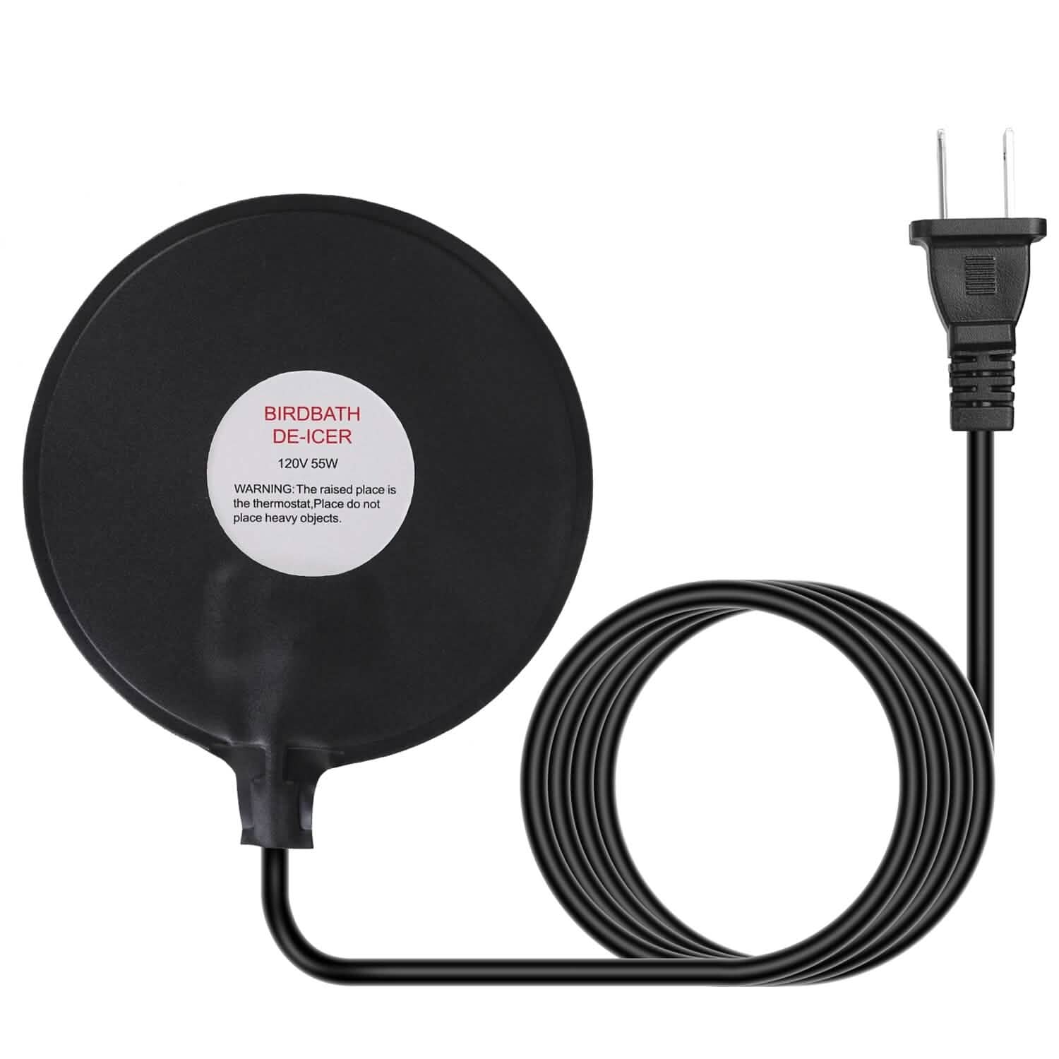 Bird Bath Deicer Outdoor Winter Water Heater Thermostatically Controlled