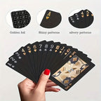 Black Golden Foil Poker Playing Cards