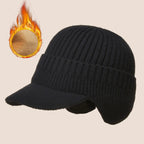 Men Knit Ear Cover Winter Hat
