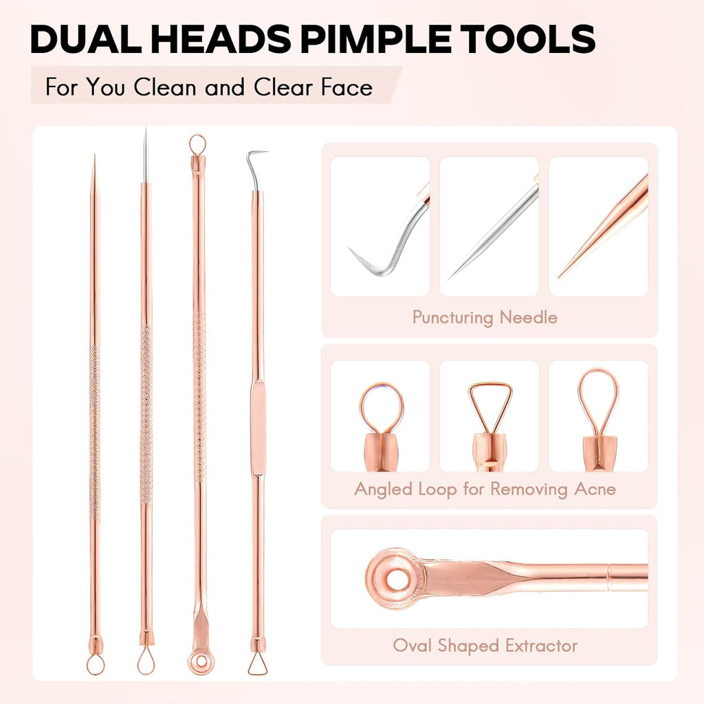 Pimple & Blackhead Remover Tool Kit