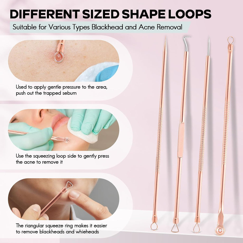 Pimple & Blackhead Remover Tool Kit