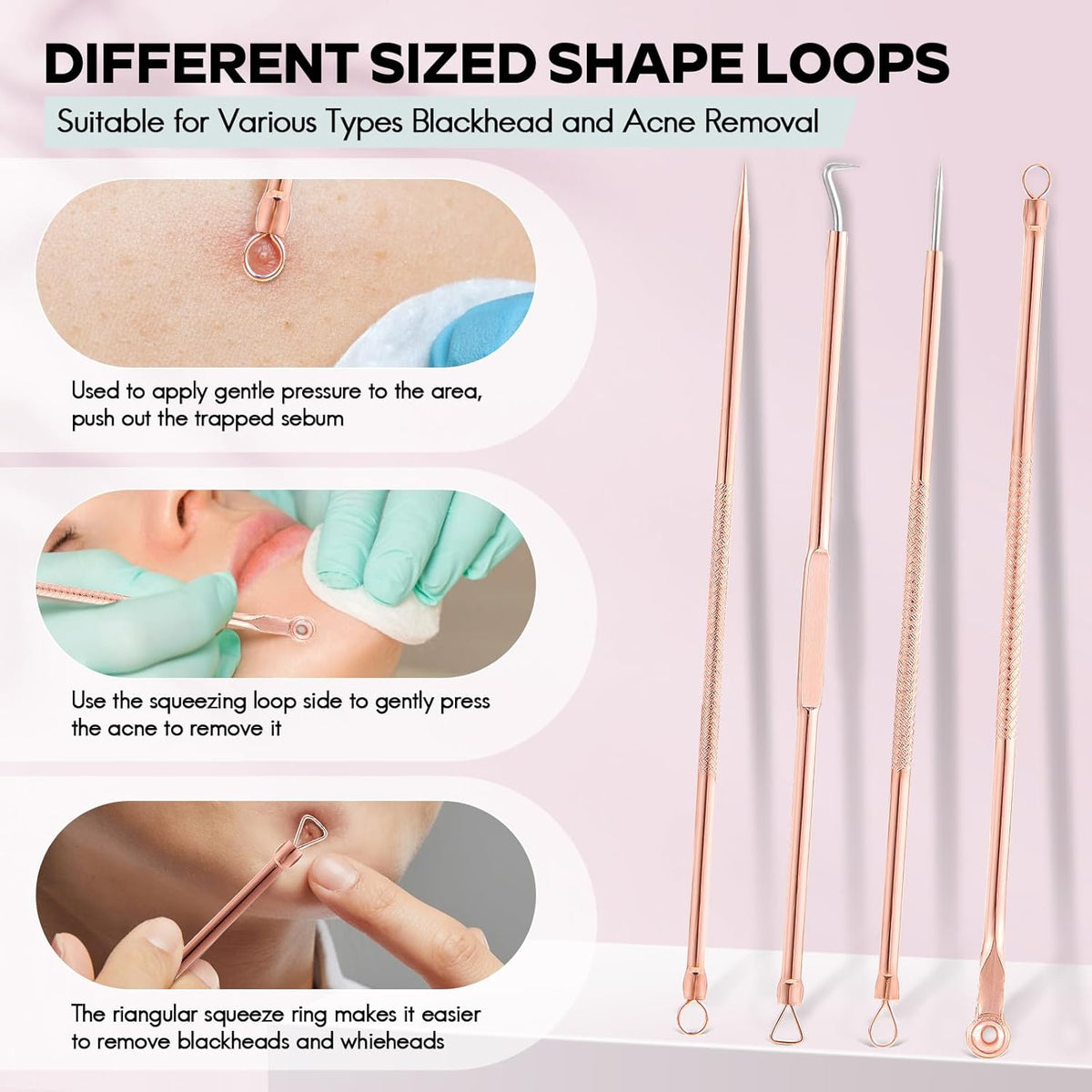 Pimple & Blackhead Remover Tool Kit