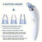 Blackhead Vacuum Remover, Powerful Portable Facial Pore Cleaner With 4 Probes
