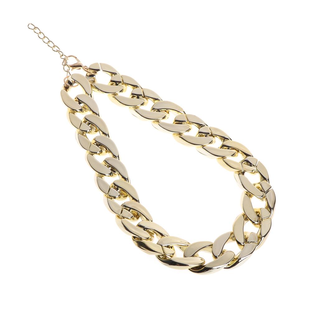 Gold Chunky Chain Dog Collar Accessory
