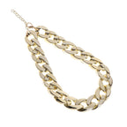 Gold Chunky Chain Dog Collar Accessory