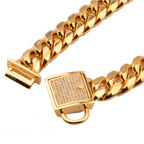 BlingBling | Heavy Duty Metal Dog Chain Collar