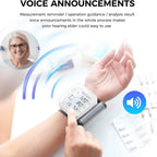 Blood Pressure Monitor Digital Wrist Blood Pressure Machine Automatic Cuff BP Detector