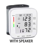 Blood Pressure Monitor Digital Wrist Blood Pressure Machine Automatic Cuff BP Detector