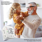 Blood Pressure Monitor Digital Wrist BP Machine Automatic BP Cuff with 2 Users 180 Memory Voice Large LCD Display