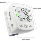 Blood Pressure Monitor Digital Wrist BP Machine Automatic BP Cuff with 2 Users 180 Memory Voice Large LCD Display