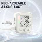 Blood Pressure Monitor Digital Wrist BP Machine Automatic BP Cuff with 2 Users 180 Memory Voice Large LCD Display