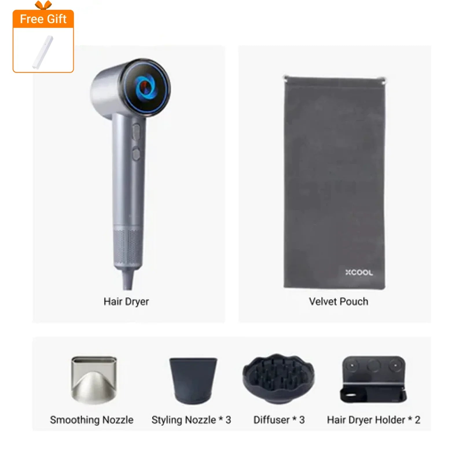 Negative-Ion High-Speed Hair Dryer
