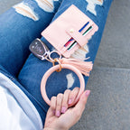 Key Ring ID Wallet Bracelet