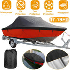 Boat Cover 210D Waterproof Dustproof Trailerable Boat Protector