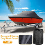 Boat Cover 210D Waterproof Dustproof Trailerable Boat Protector