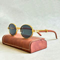 Fashionable Round Sunglasses with UV400 Protection