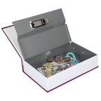 Book Safe with 3-Digit Combination Lock Storage Box