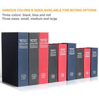 Book Safe with 3-Digit Combination Lock Storage Box