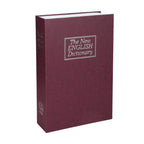 Book Safe with 3-Digit Combination Lock Storage Box
