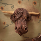 BOVINEART – Elegant cow wall sculpture in country house style