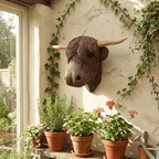 BOVINEART – Elegant cow wall sculpture in country house style