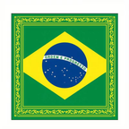 Brazil Flag World Cup Head Scarf Bandana Square