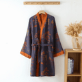 BREEZEWRAP: Breathable Kimono Robe with Vintage Appeal