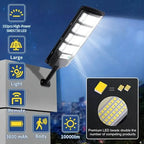 Bright Solar Street Light with Wide Angle Motion Sensor and Remote Control