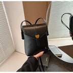Vintage Fashion Heart Crossbody Shoulder Purse