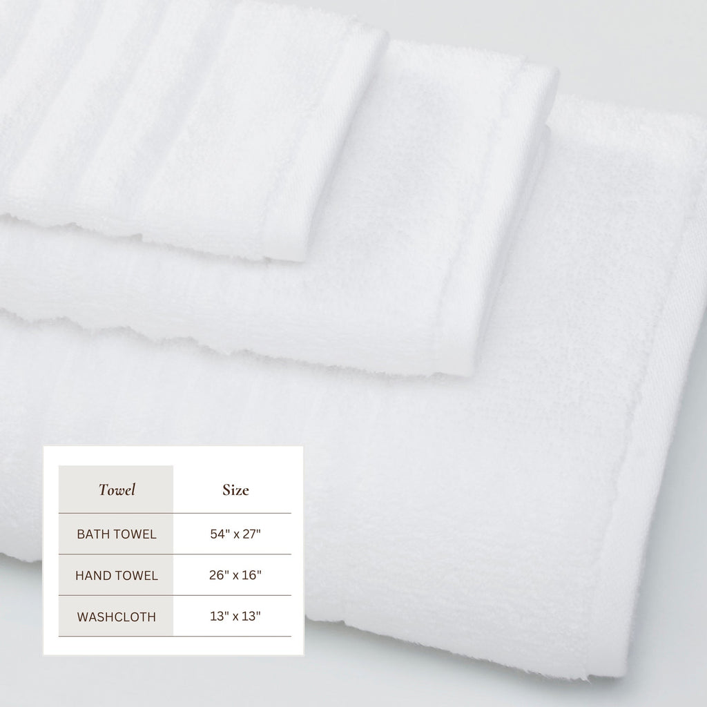 Luxury Combed Cotton Bath Towel Set - Karina Collection