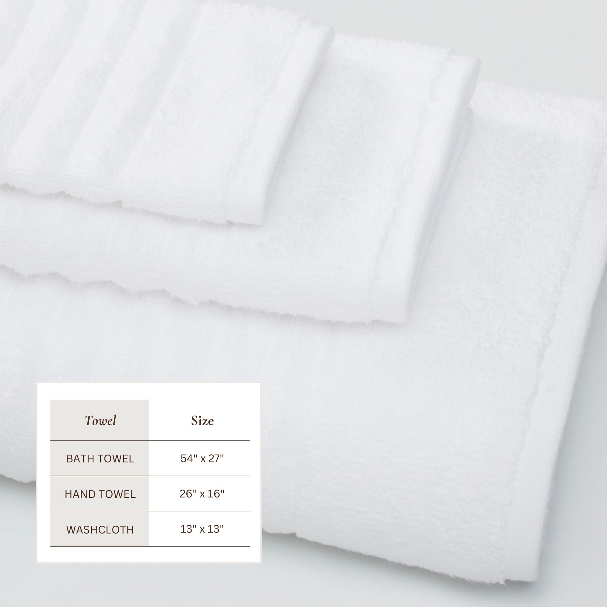 Luxury Combed Cotton Bath Towel Set - Karina Collection