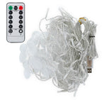 Butterfly Curtain String Lights USB Powered with 8 Modes 96 LED Remote Control