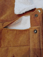 Women's High Collar Button Jacket
