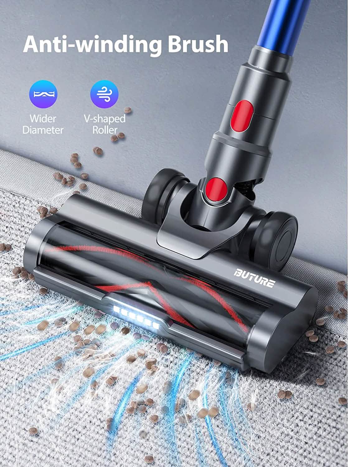 Buture JR500 Cordless Vacuum Cleaner | 450W 33KPA