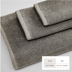 Cotton Textured Bath Towel Set - Acacia Collection