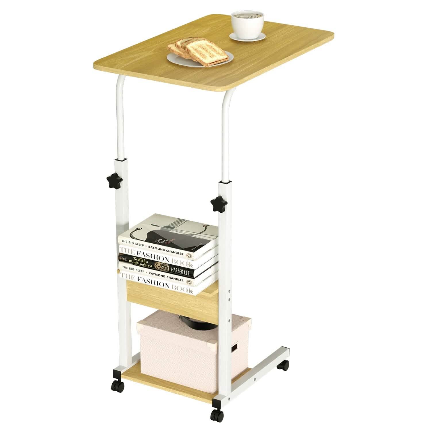 C Side Laptop Small Slim Snack Side Table