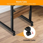 C Side Laptop Small Slim Snack Side Table