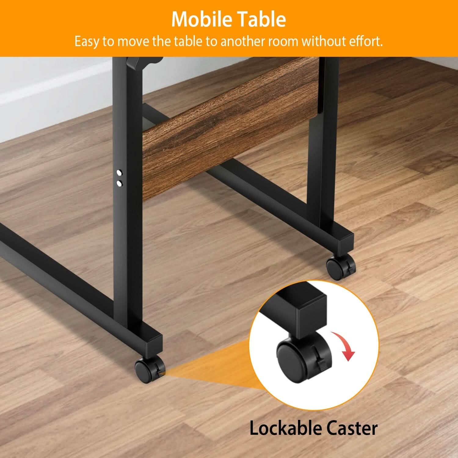 C Side Laptop Small Slim Snack Side Table