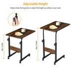 C Side Laptop Small Slim Snack Side Table