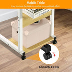 C Side Laptop Small Slim Snack Side Table