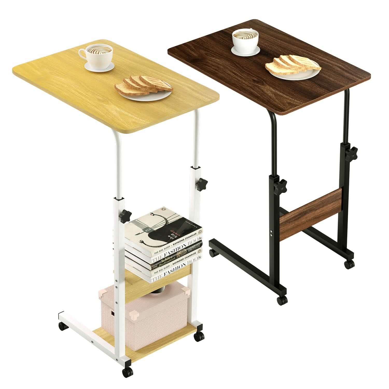 C Side Laptop Small Slim Snack Side Table