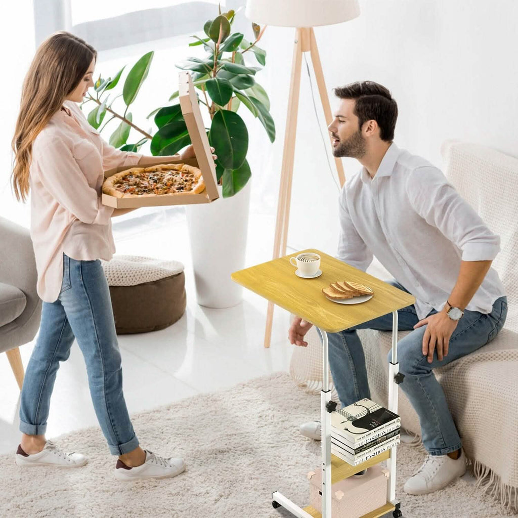 C Side Laptop Small Slim Snack Side Table