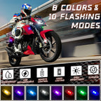 Wireless RGB Car LED Strobe Lights – Colorful Interior Atmosphere Lighting