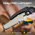 6-inch Cordless Mini Chainsaw – Handheld Electric, Lightweight, Battery-Powered