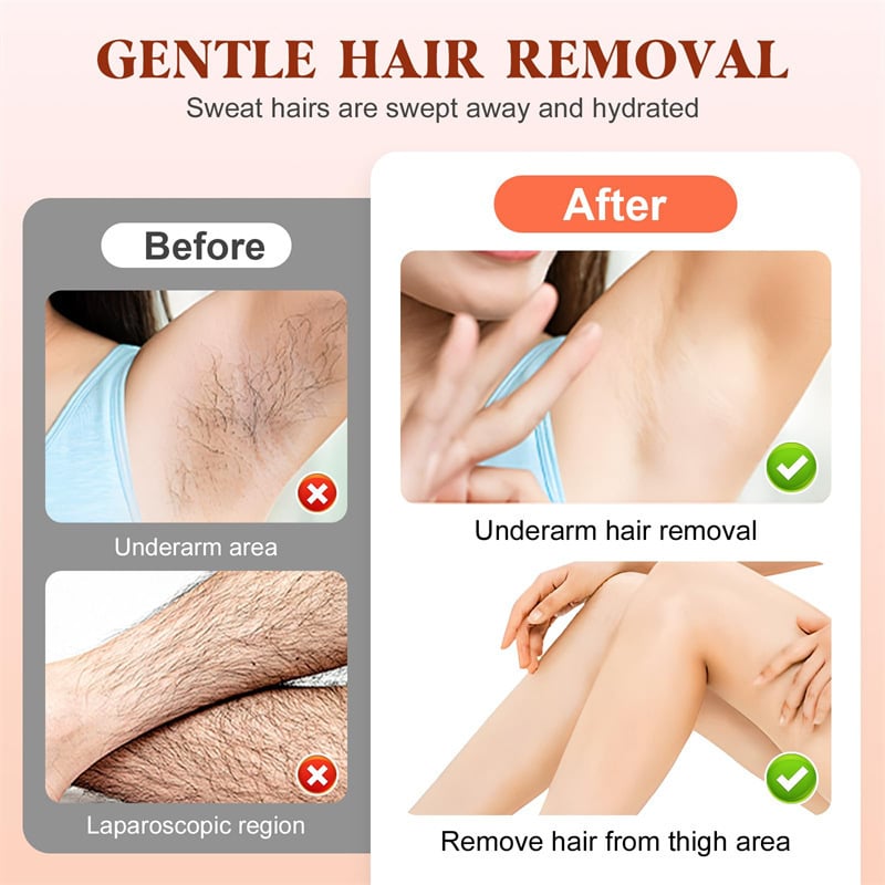Hair Removal Cream for Women & Men – Gentle Depilatory Cream for Smooth-Looking Skin