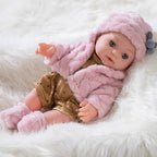 12" Pink Baby Doll – PVC Dress-Up Play Doll (Ages 3+)