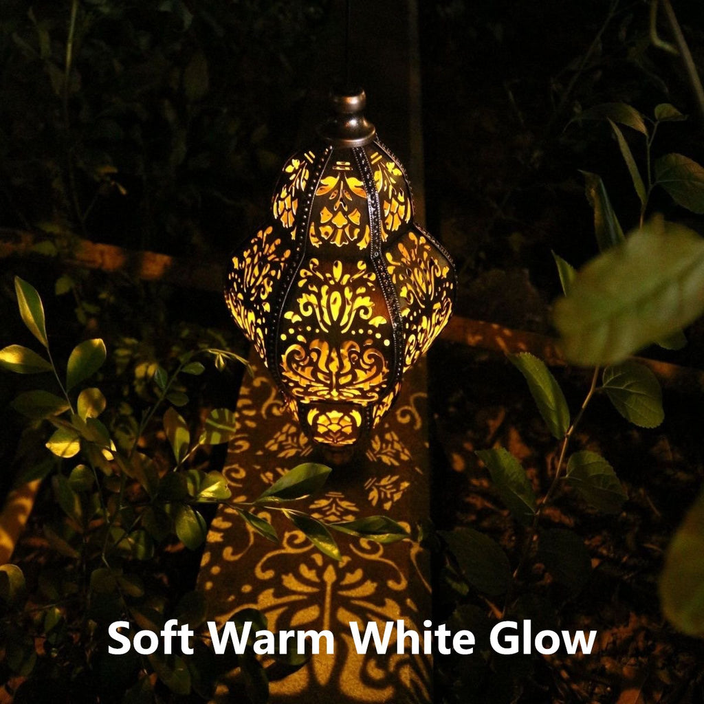 Baroque Style Solar Garden Lantern – Vintage Outdoor Light for Patio, Yard and Pathway Decor